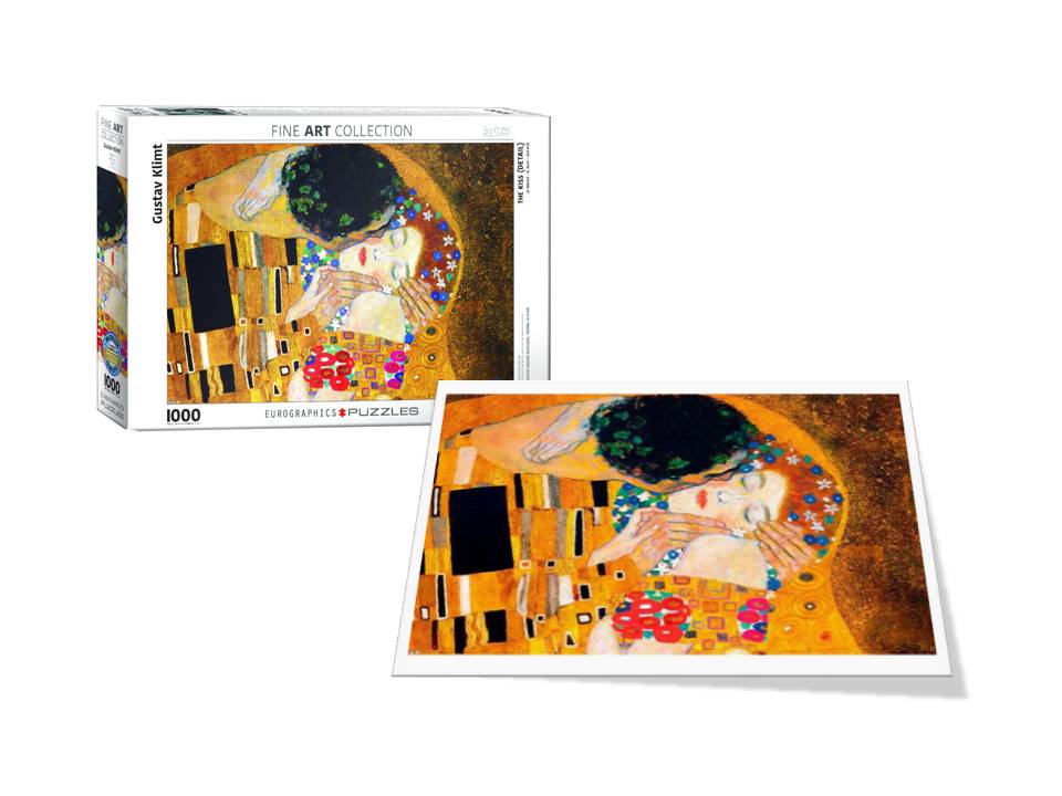 ROMPECABEZAS 1000 PIEZAS EL BESO - EUROGRAPHICS