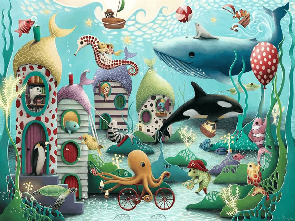 ROMPECABEZAS 100 PIEZAS DEBAJO DEL AGUA - RAVENSBURGER