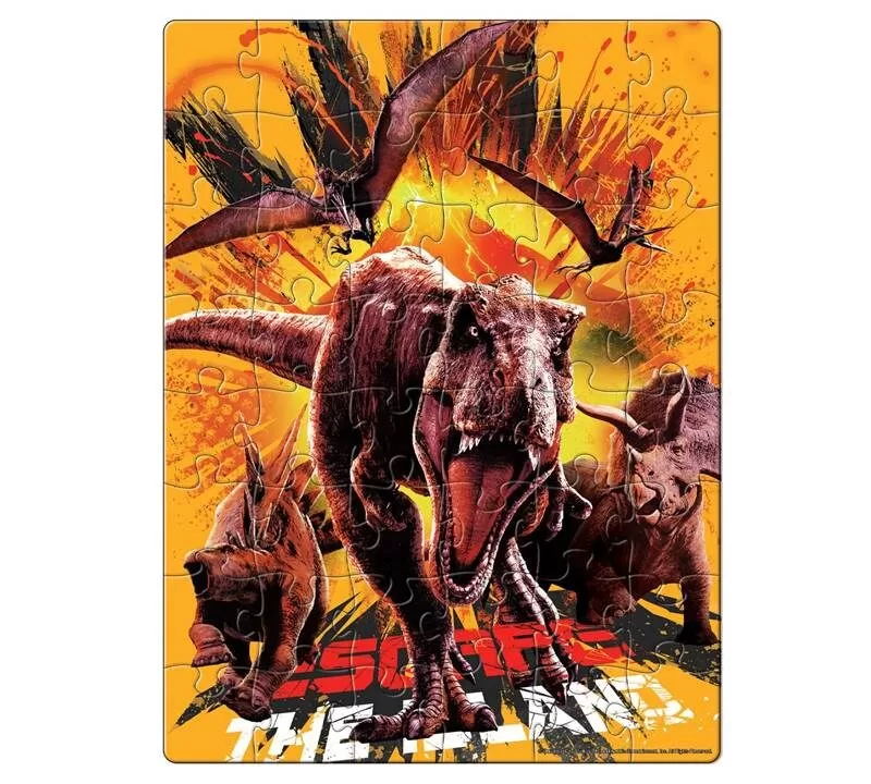 ROMPECABEZAS LENTICULAR 48 PIEZAS JURASSIC WORLD - NOVELTY