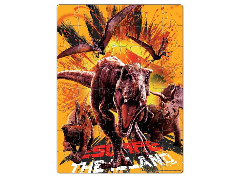 ROMPECABEZAS LENTICULAR 48 PIEZAS JURASSIC WORLD - NOVELTY