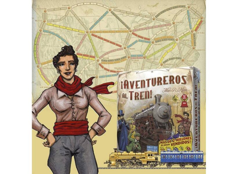 ¡AVENTUREROS AL TREN! JUEGO DE MESA - ASMODEE
