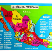 ROMPECABEZAS MAPA DE LA REPUBLICA MEXICANA