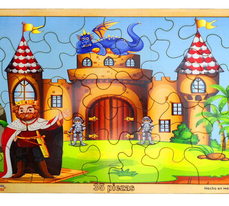 ROMPECABEZAS DE 35 PIEZAS CASTILLOS