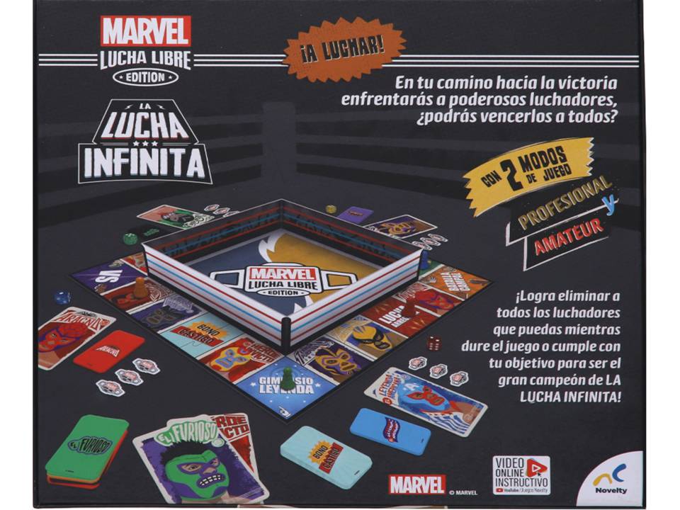 MARVEL LUCHA LIBRE LA LUCHA INFINITA JUEGO DE MESA - NOVELTY