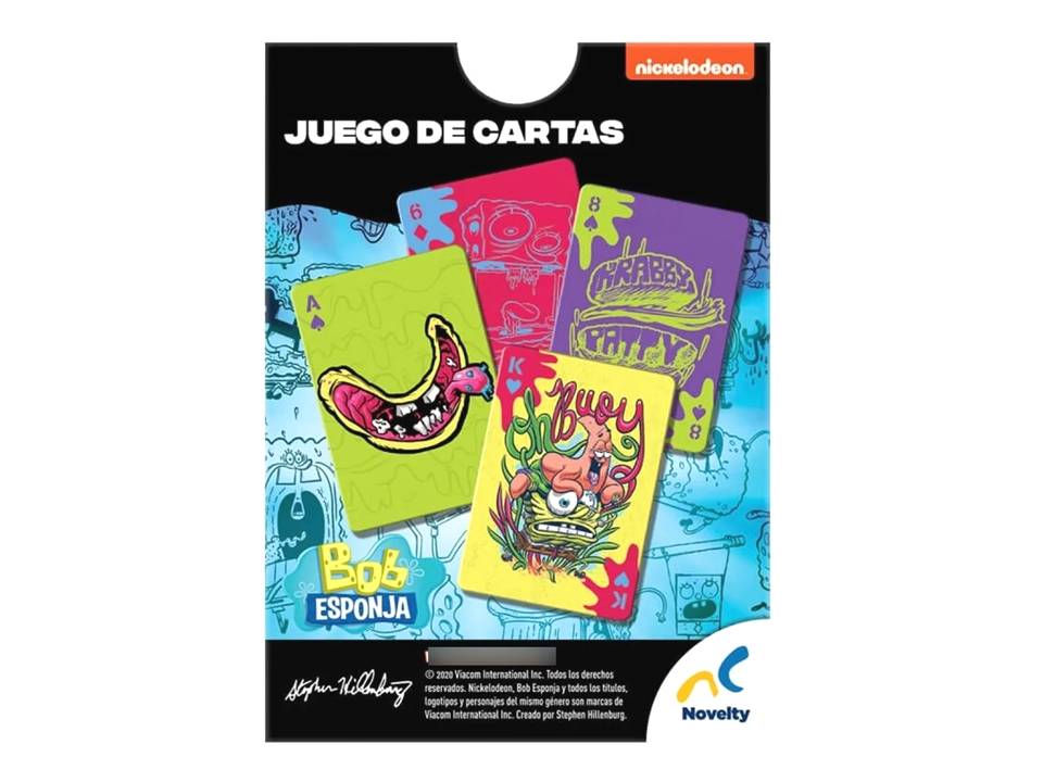 BARAJA COLECCIONABLE BOB ESPONJA - NOVELTY