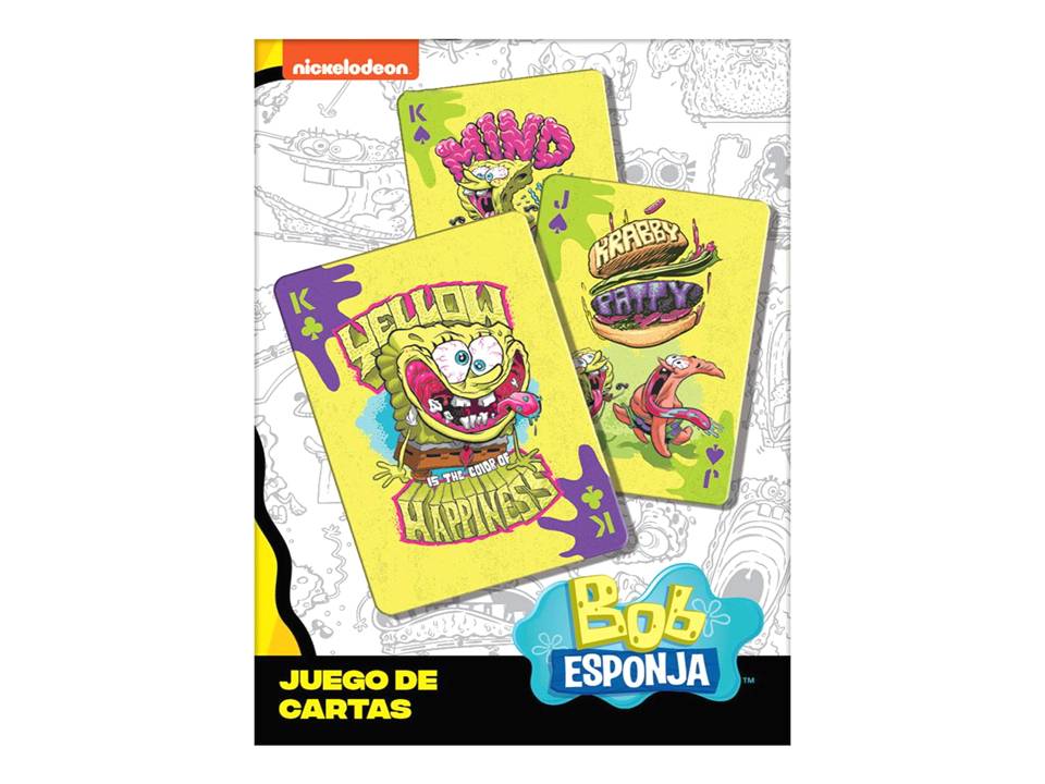 BARAJA COLECCIONABLE BOB ESPONJA - NOVELTY