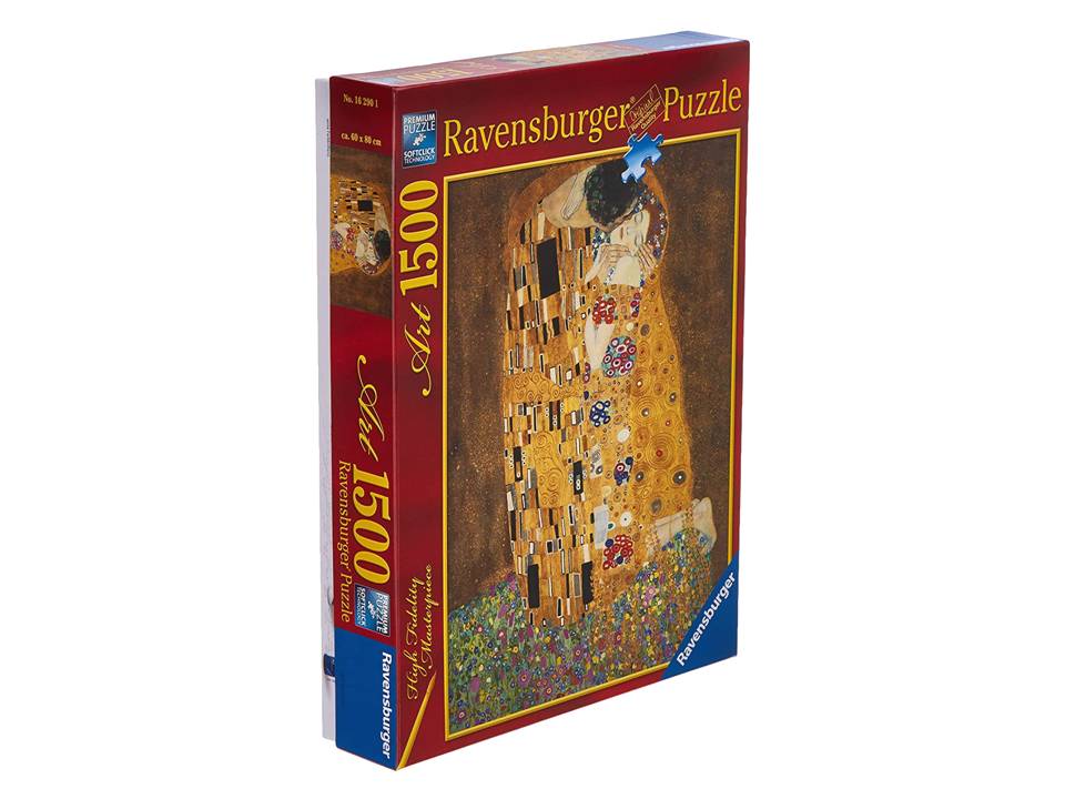 ROMPECABEZAS DE 1500 PIEZAS EL BESO KLIMT - RAVENSBURGER
