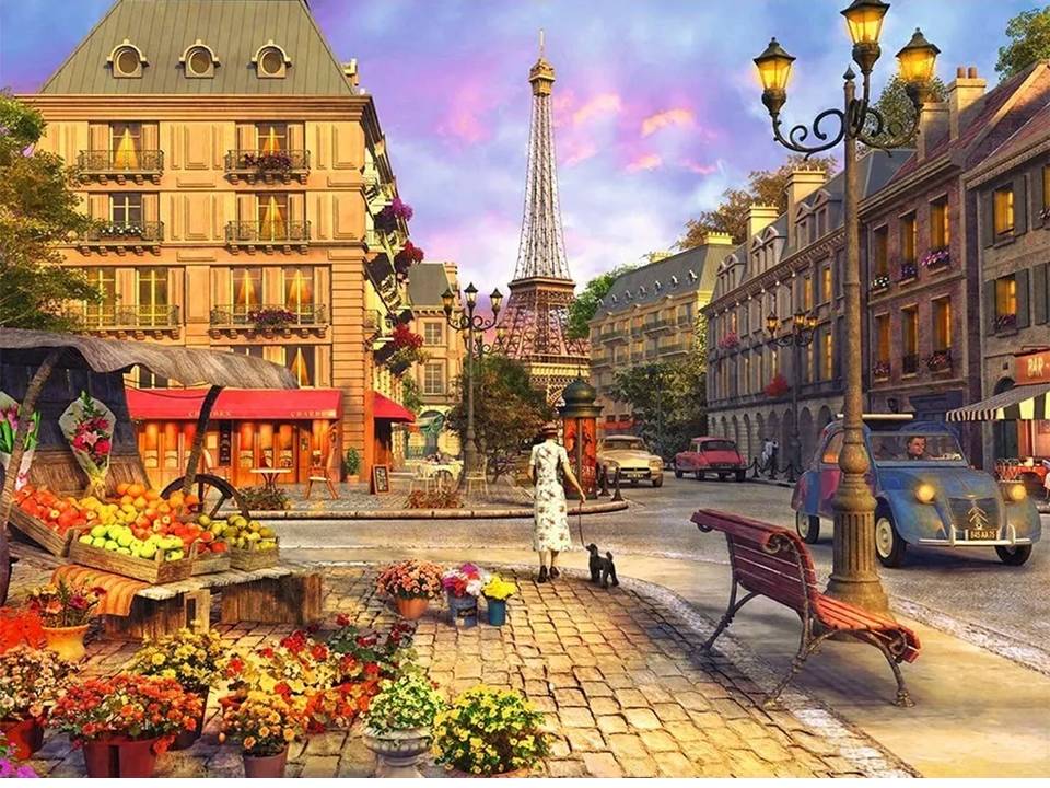 ROMPECABEZAS DE 1500 PIEZAS VINTAGE PARIS - RAVENSBURGER