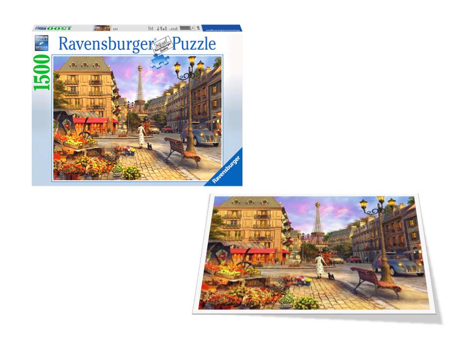 ROMPECABEZAS DE 1500 PIEZAS VINTAGE PARIS - RAVENSBURGER