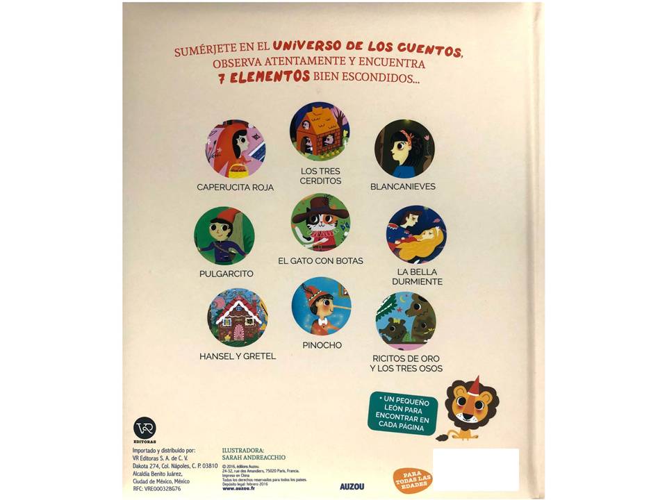 BUSCA Y ENCUENTRA EN LOS CUENTOS PARA LOS PEQUEÑOS - V&R EDITORAS