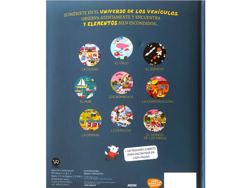 BUSCA Y ENCUENTRA LOS VEHÍCULOS PARA LOS PEQUEÑOS - V&R EDITORAS