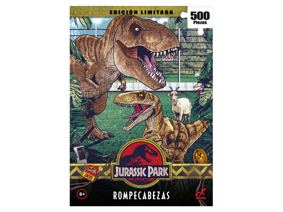 ROMPECABEZAS 500 PIEZAS EDICIÓN LIMITADA JURASSIC PARK - NOVELTY
