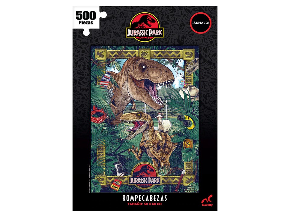 ROMPECABEZAS 500 PIEZAS EDICIÓN LIMITADA JURASSIC PARK - NOVELTY