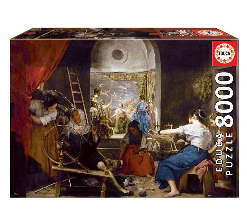 ROMPECABEZAS DE 8000 PIEZAS LAS HILANDERAS DIEGO VELAZQUEZ - EDUCA
