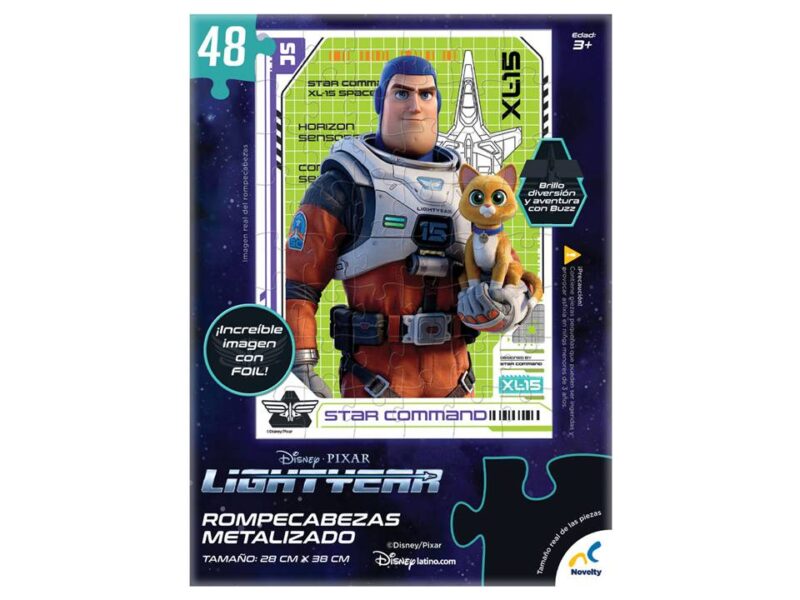 Rompecabezas Metalizado 48 Piezas Lightyear – Novelty – Juguetes ...