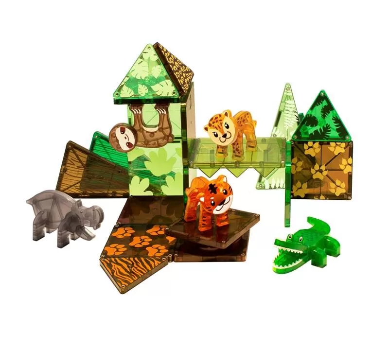 MAGNA TILES ANIMALES DE LA JUNGLA – LEARNING RESOURCES MAGNA TILES ANIMALES DE LA JUNGLA - LEARNING RESOURCES