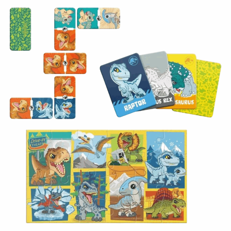 Juego 3 en 1 Jurassic World Explorers – Novelty
