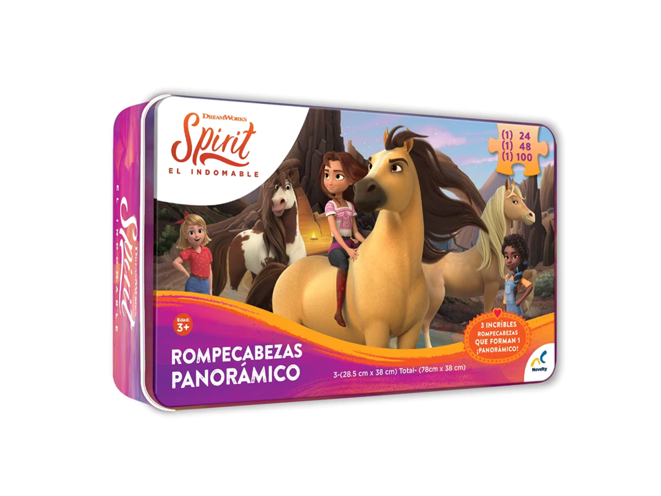 ROMPECABEZAS PANORAMICO 3 EN 1 SPIRIT - NOVELTY