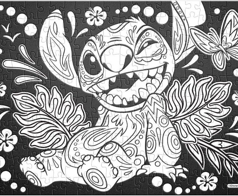 ROMPECABEZAS ATERCIPELADO STITCH 200 PIEZAS