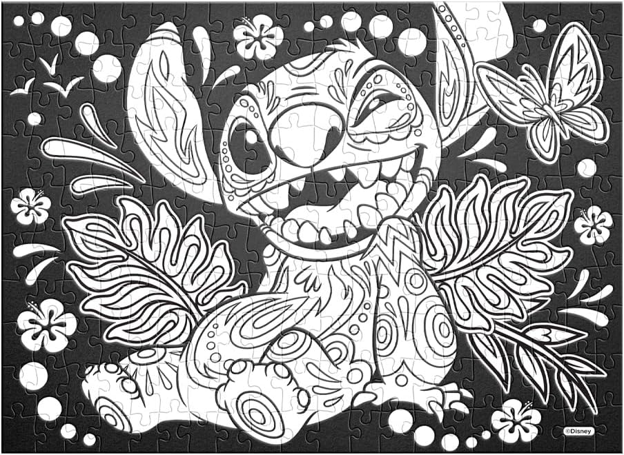 ROMPECABEZAS ATERCIPELADO STITCH 200 PIEZAS