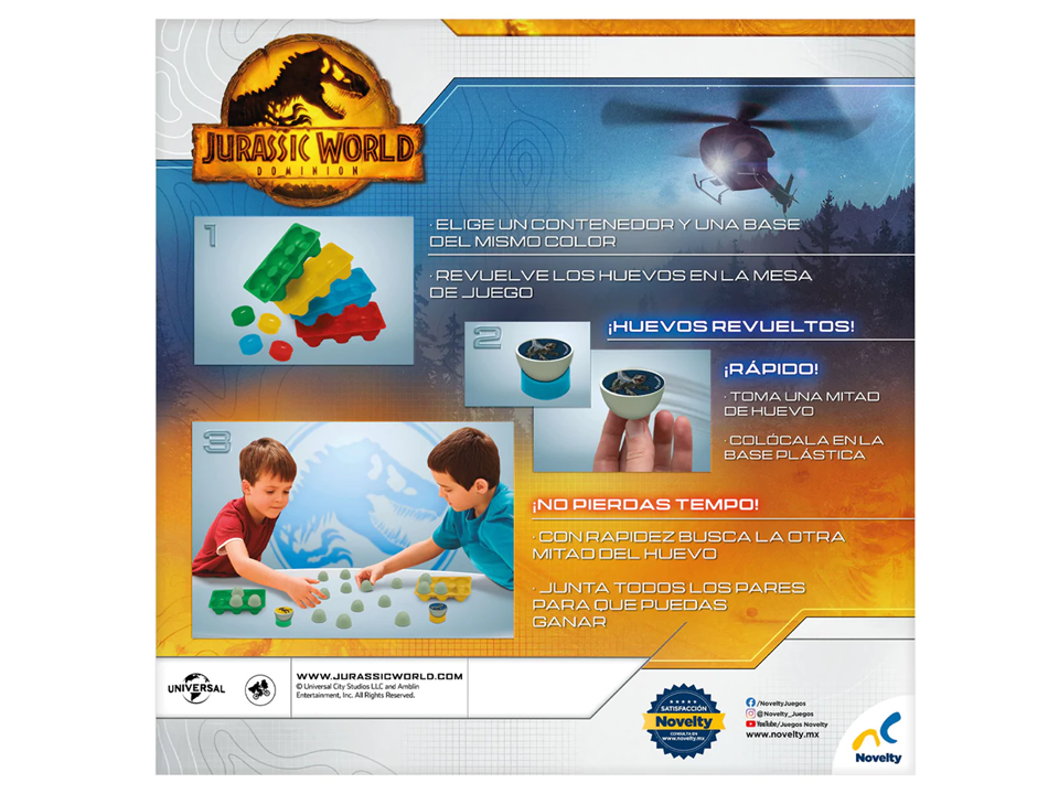 HUEVOS REVUELTOS JURASSIC WORLD DOMINION - NOVELTY