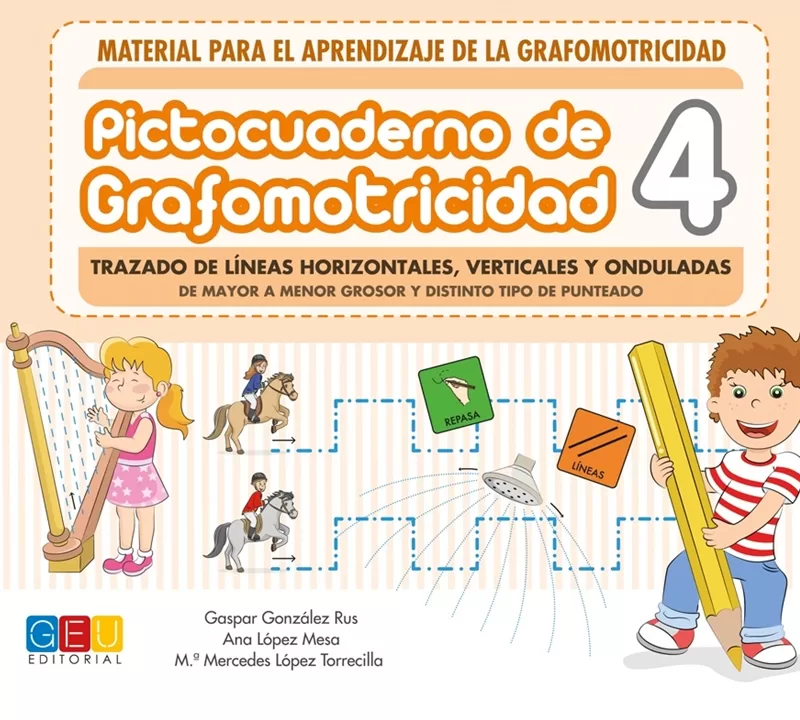 PICTOCUADERNO DE GRAFOMOTRICIDAD 4 - GEU EDITORIAL