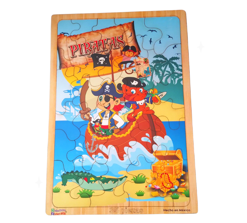ROMPECABEZAS 45 PIEZAS PIRATAS