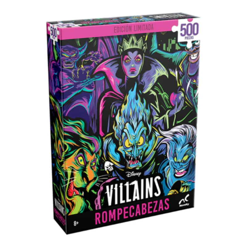 ROMPECABEZAS 500 PIEZAS VILLANOS DE DISNEY - NOVELTY