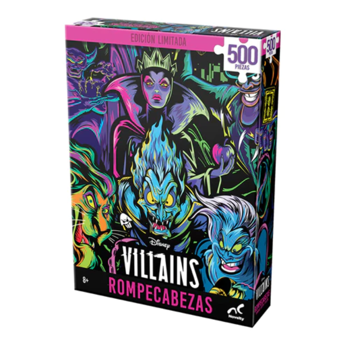 ROMPECABEZAS 500 PIEZAS VILLANOS DE DISNEY - NOVELTY