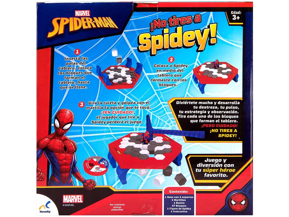 ¡NO TIRES A SPIDEY! SPIDER MAN - NOVELTY