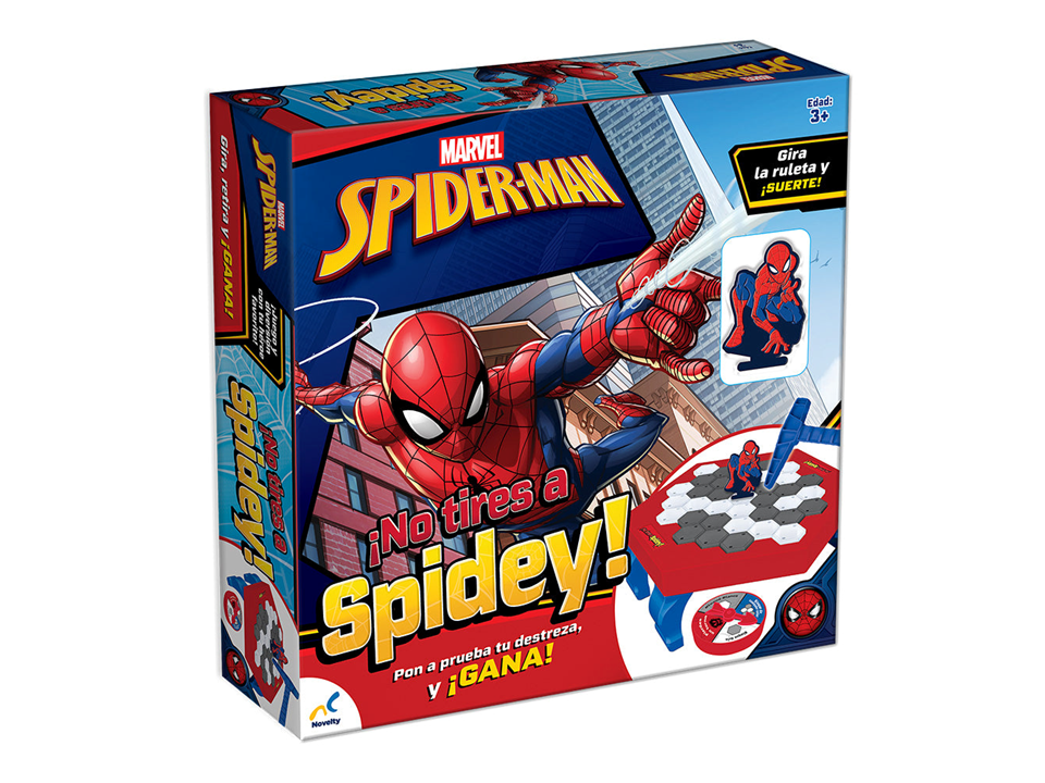 ¡NO TIRES A SPIDEY! SPIDER MAN - NOVELTY