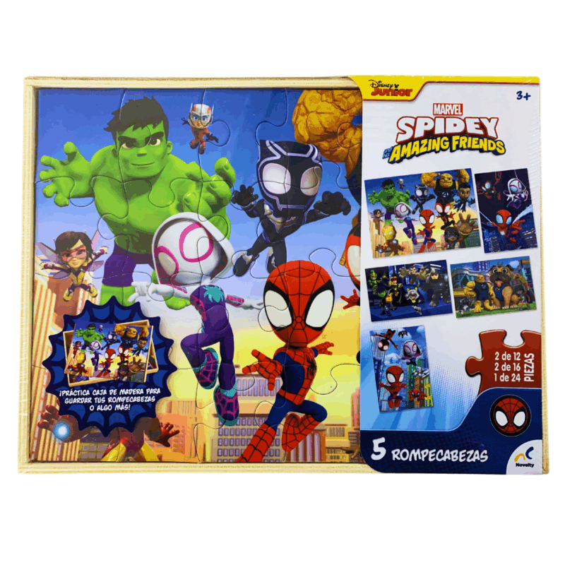 SPIDEY ROMPECABEZAS 5 EN 1