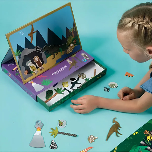 Set De Juego Dinosaurios Magnéticos Juego De Escenarios