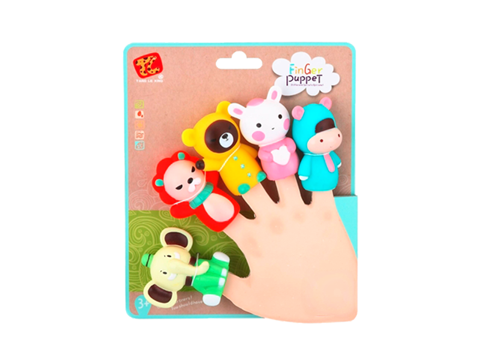 SET DE LIBRO CON TITERES DE DEDO JUNGLA