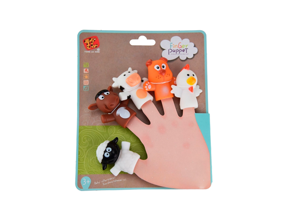 SET DE LIBRO CON TITERES DE DEDO LA GRANJA