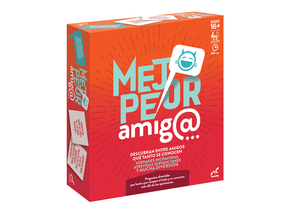 MEJOR, PEOR AMIG@ JUEGO DE MESA - NOVELTY
