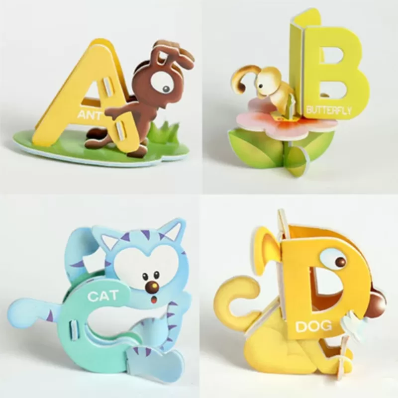 ABC DE ANIMALES EN 3D ABC DE ANIMALES EN 3D