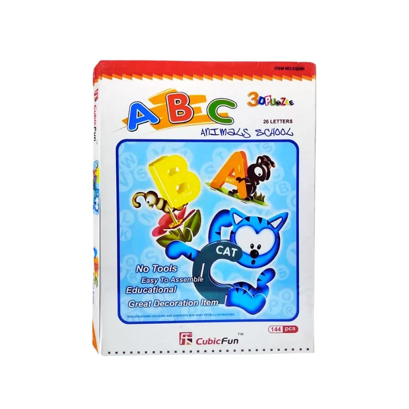 ABC DE ANIMALES EN 3D
