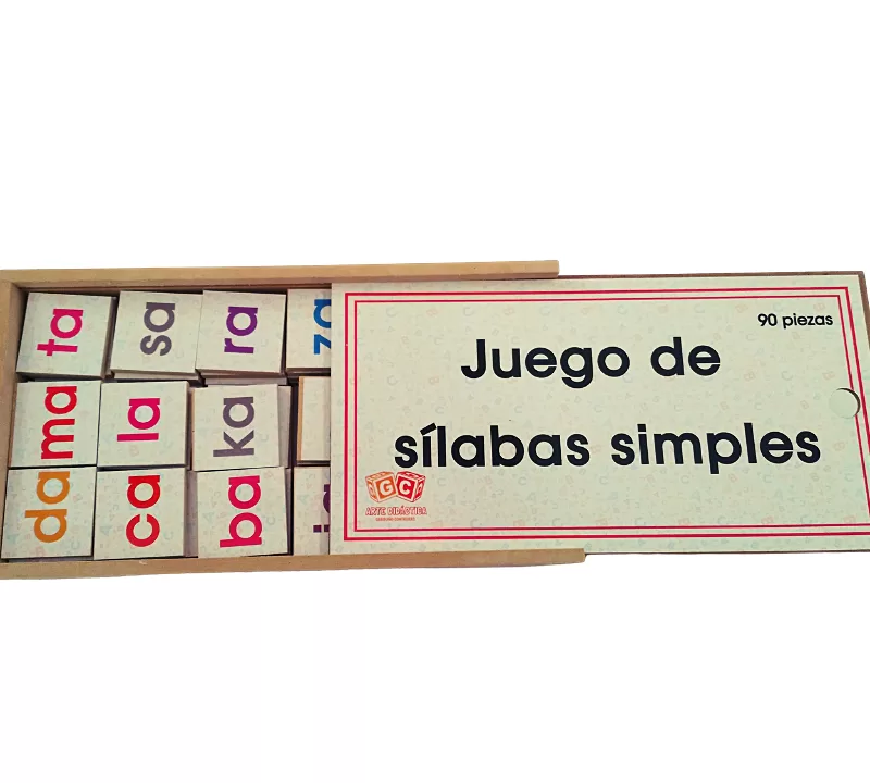 JUEGO DE SILABAS SIMPLES