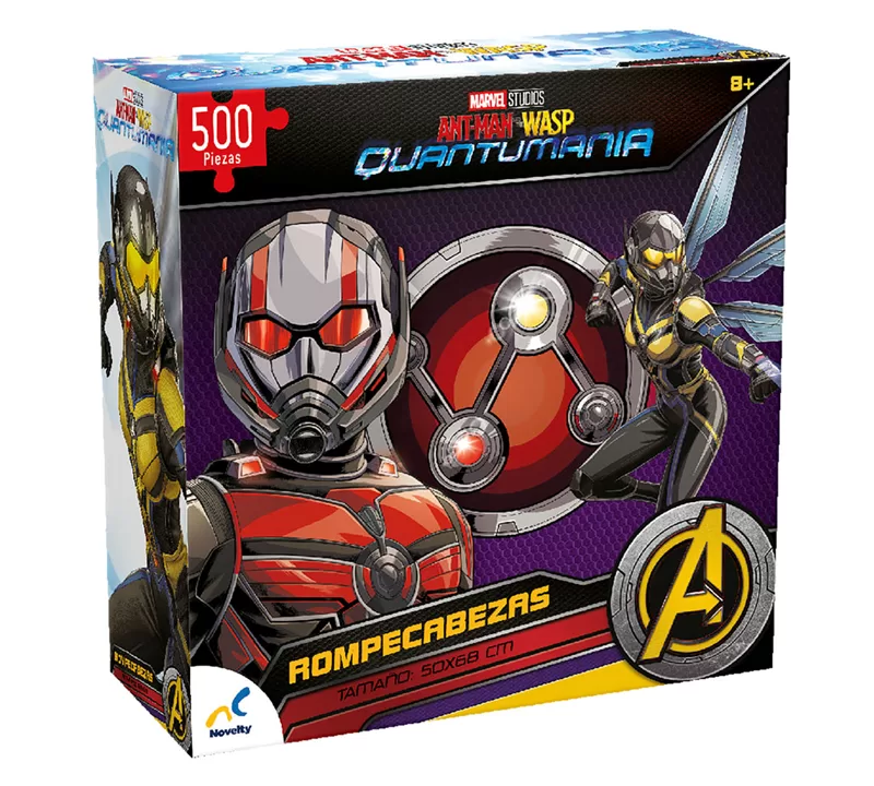 ROMPECABEZAS 500 PIEZAS ANT MAN QUANTUMMANIA - NOVELTY