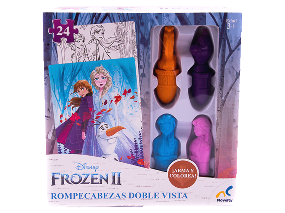 Rompecabezas 24 Piezas Doble Vista Frozen – Novelty – Juguetes ...