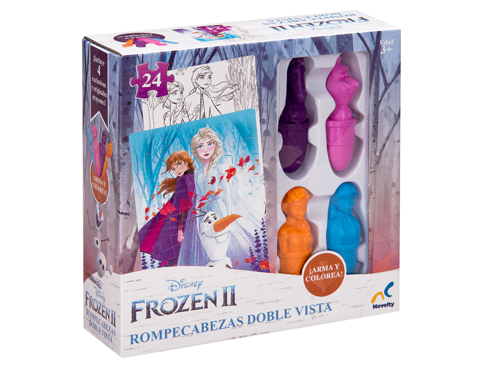 Rompecabezas 24 Piezas Doble Vista Frozen – Novelty – Juguetes ...