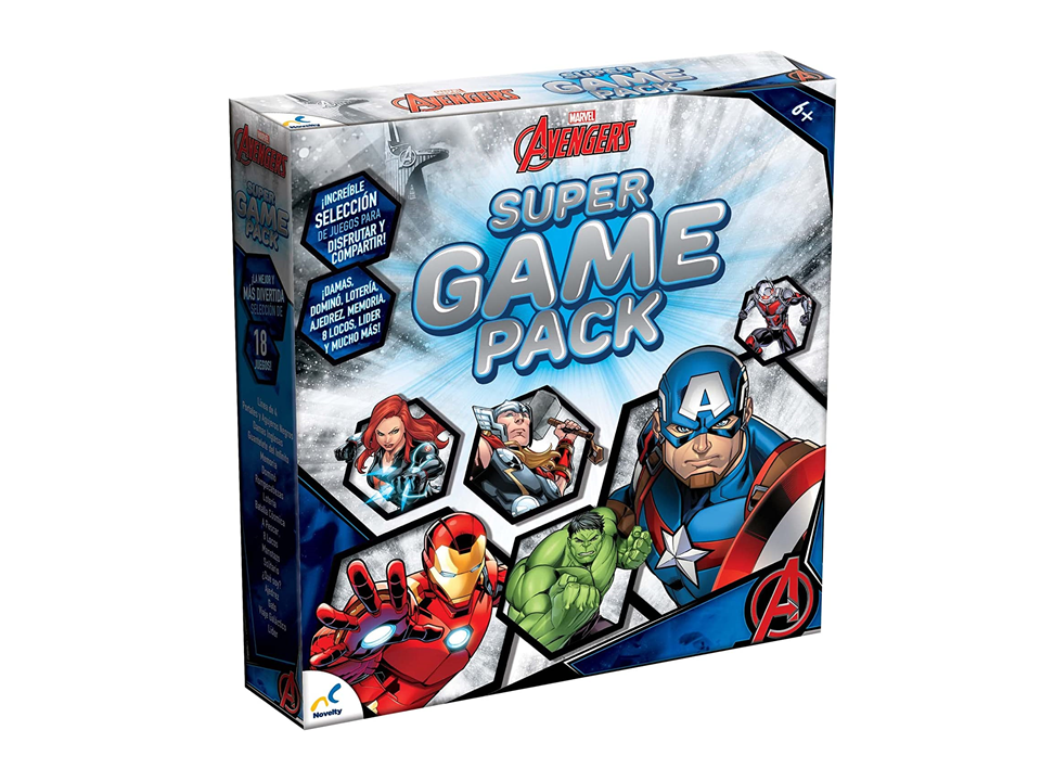 SUPER PAQUETE DE JUEGOS AVENGERS SUPER GAME PACK - NOVELTY