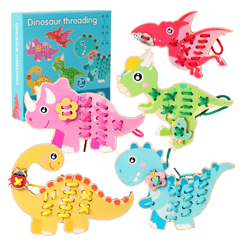 JUEGO DE ENSARTE DINOSAURIOS