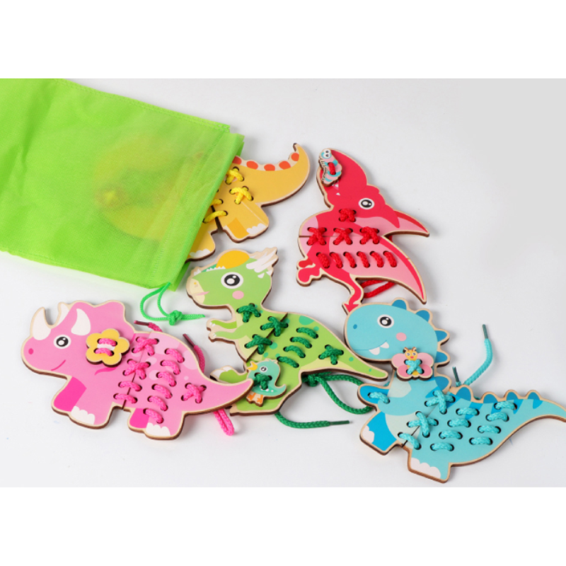 JUEGO DE ENSARTE DINOSAURIOS