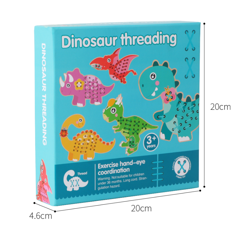 JUEGO DE ENSARTE DINOSAURIOS