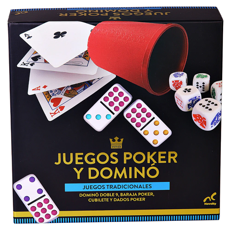 JUEGOS POKER Y DOMINO - NOVELTY