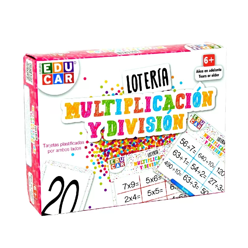 LOTERIA MULTIPLICACION Y DIVISION