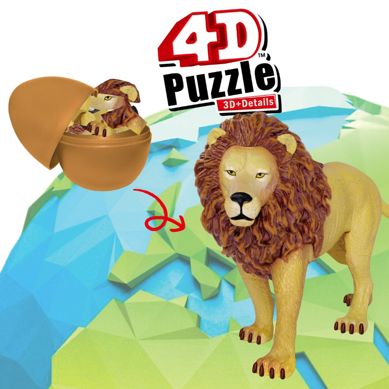 ROMPECABEZAS 4D ANIMALES