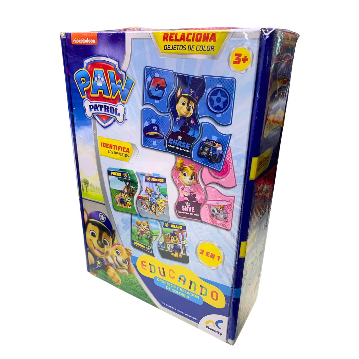 OPUESTOS Y RELACION DE COLORES PAW PATROL